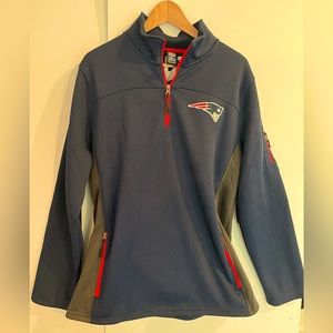 NFL PATRIOTS blue zip jacket